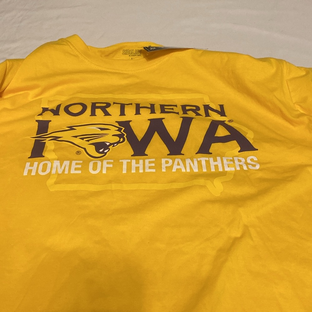 Authentic Brand women's Northern Iowa Panthers long sleeve Tshirt, size L